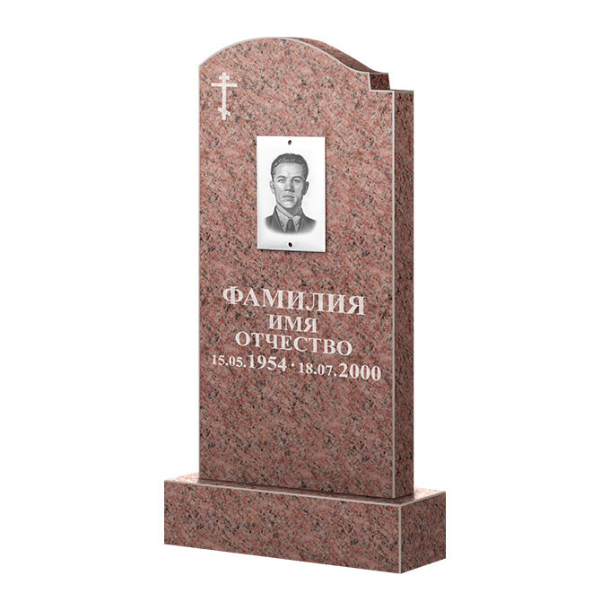 Гранитные памятники в Москве | Памятник из гранита Розалия Pink ФГЦ-25