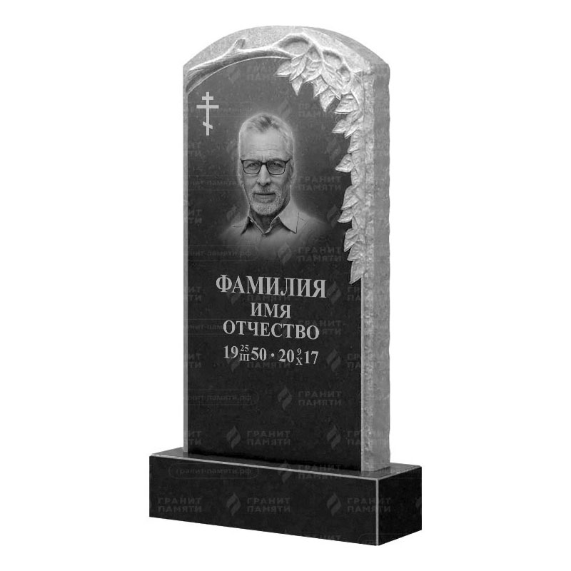 Памятники из гранита с деревом в Москве | Гранитный памятник ФГ-107