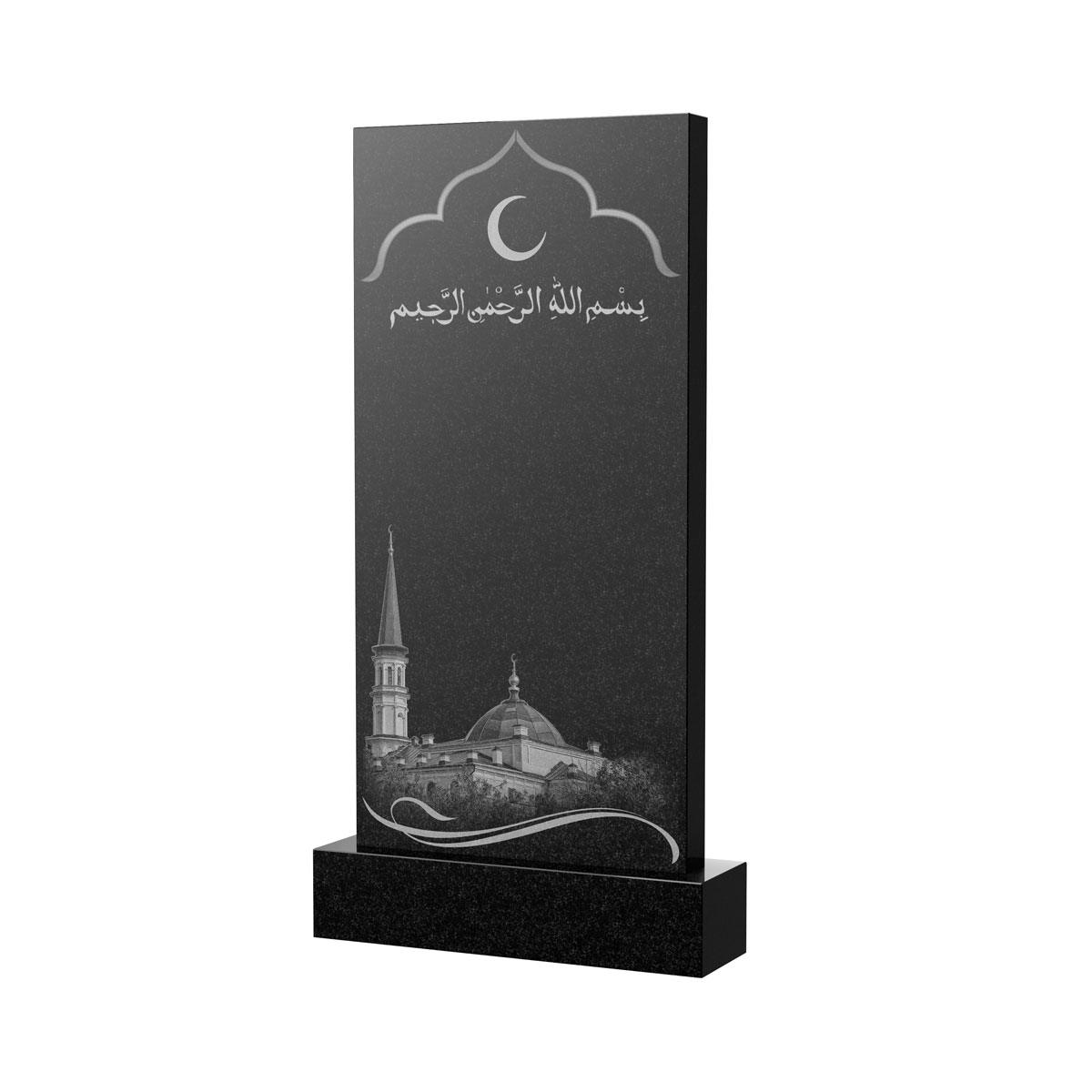 Художественное оформление памятника в Москве | Художественное оформление на гранитную стелу, рисунок ВХО-037