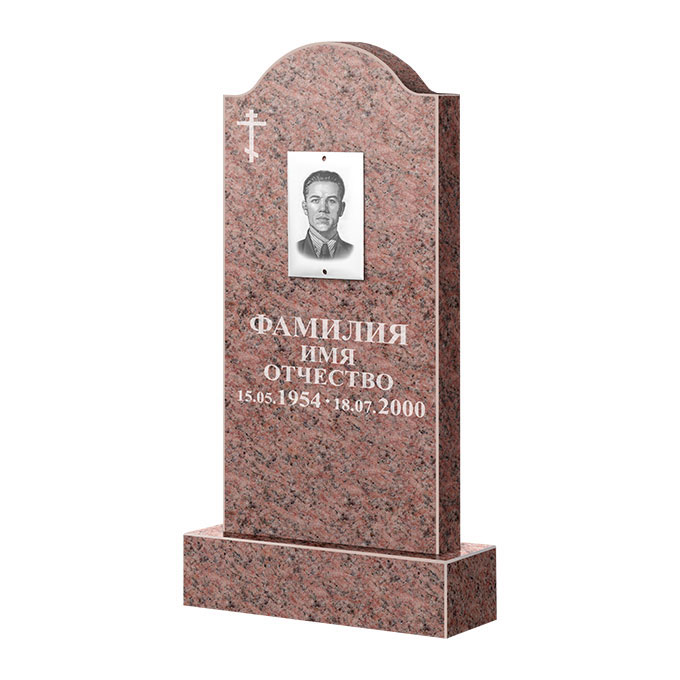 Памятники из цветного гранита в Москве | Памятник из гранита Розалия Pink ФГЦ-012