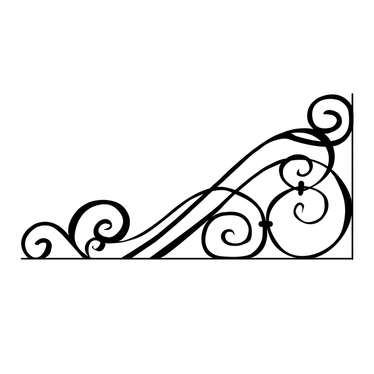 Кованые изделия в Москве | Кованый уголок УГ.006