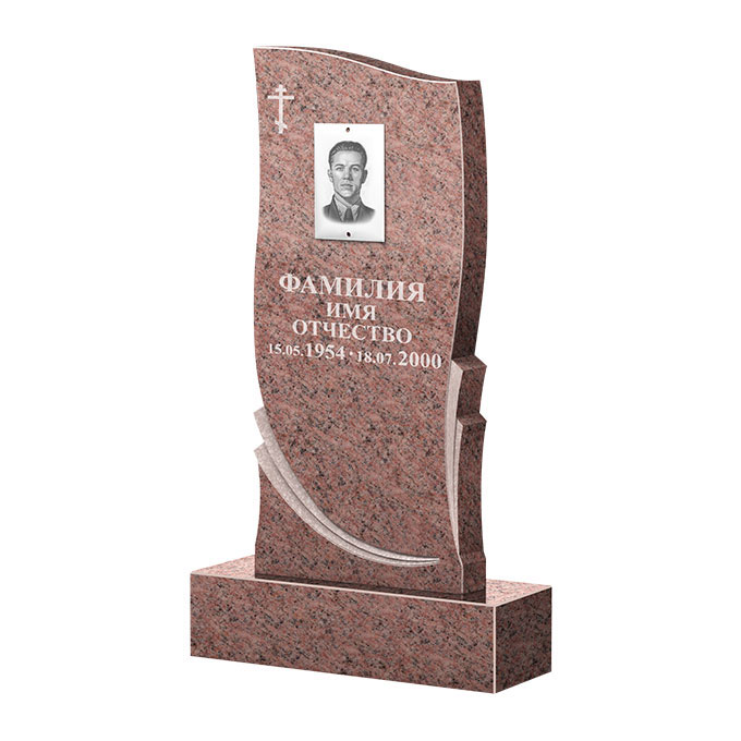 Гранитные памятники в Москве | Памятник из гранита Розалия Pink ФГЦ-044