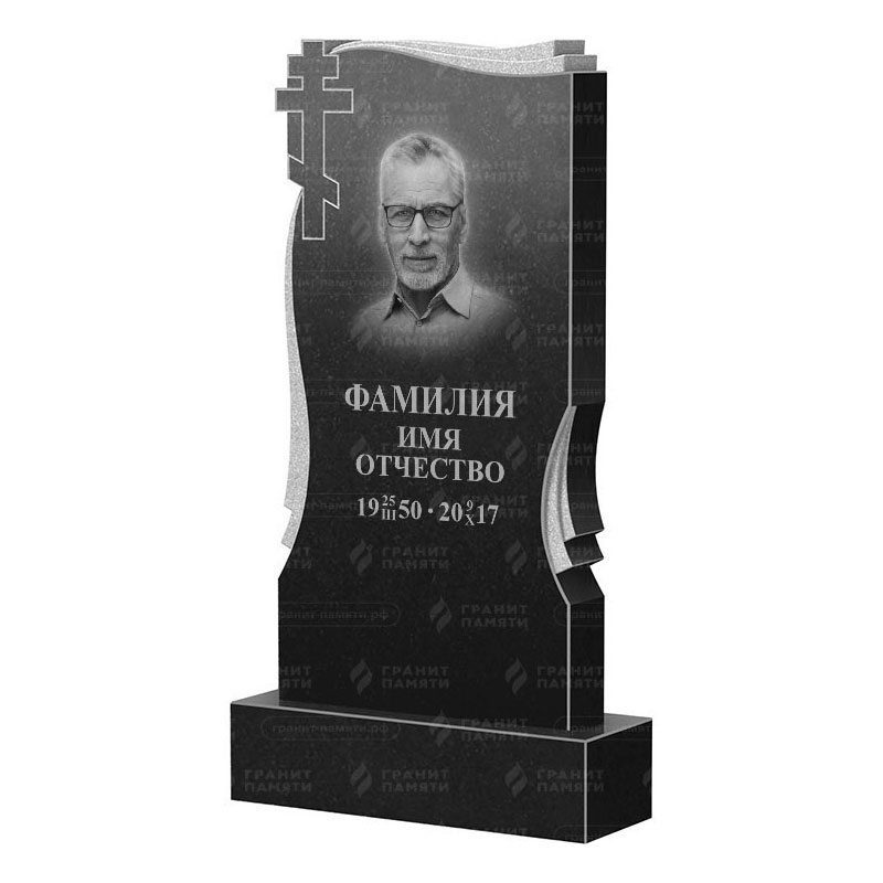 Памятники из гранита вертикальные в Москве | Гранитный памятник ФГ-185
